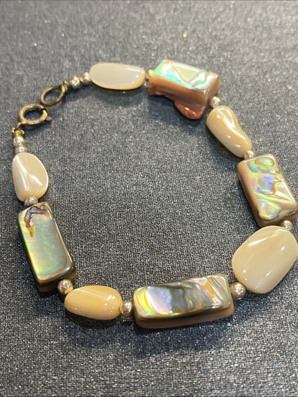 Vintage Mother of Pearl Bracelet 7 inch